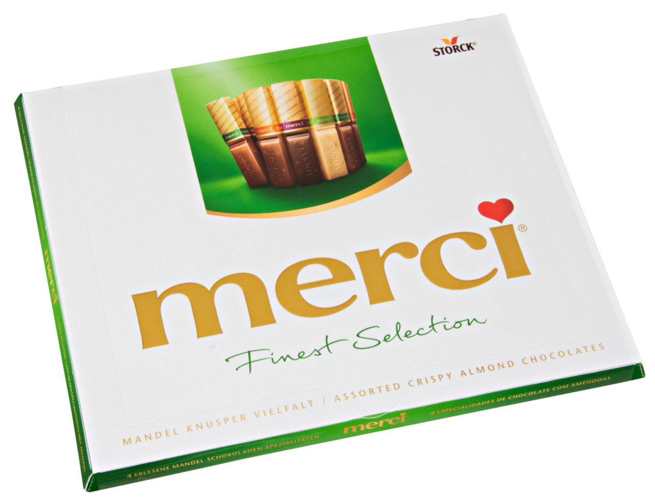 Merci Fines Selection Assorted Crispy Almond Chocolates G