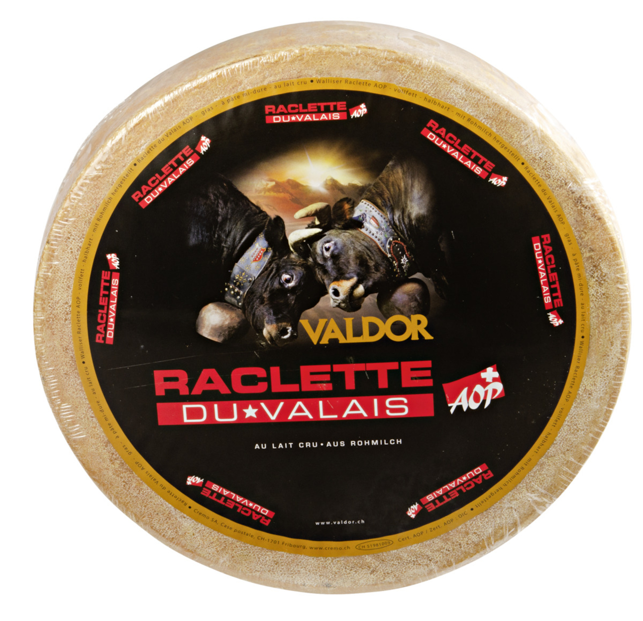 Raclette Du Valais AOP Valdor
