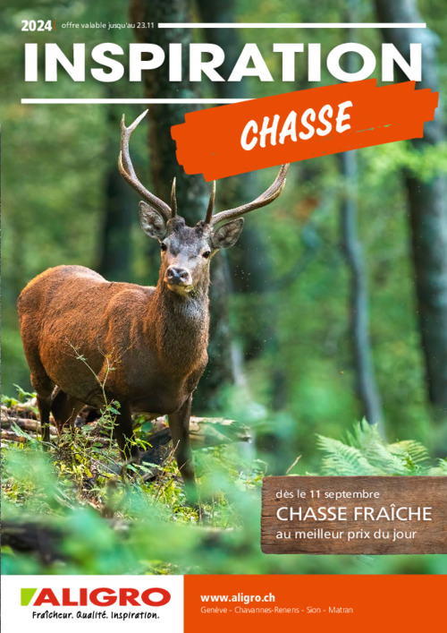 Inpiration Chasse – valable jusqu'au 23 novembre 2024