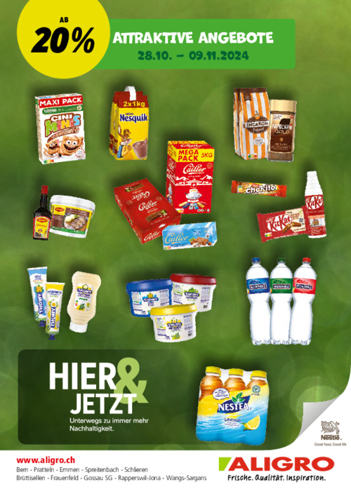 Offre Nestlé - valable du 28 octobre au 9 novembre